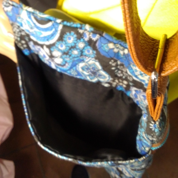 Stone Mountain Mini Shoulder Tote in Blue Plaisley - Picture 11 of 11